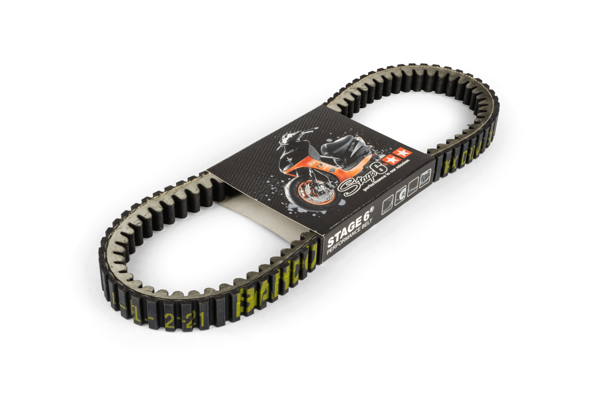 Keilriemen Stage6 MAXIDRIVE Piaggio LEADER / QUASAR 250-300cc 4T 834x22.6mmx13mm 28°