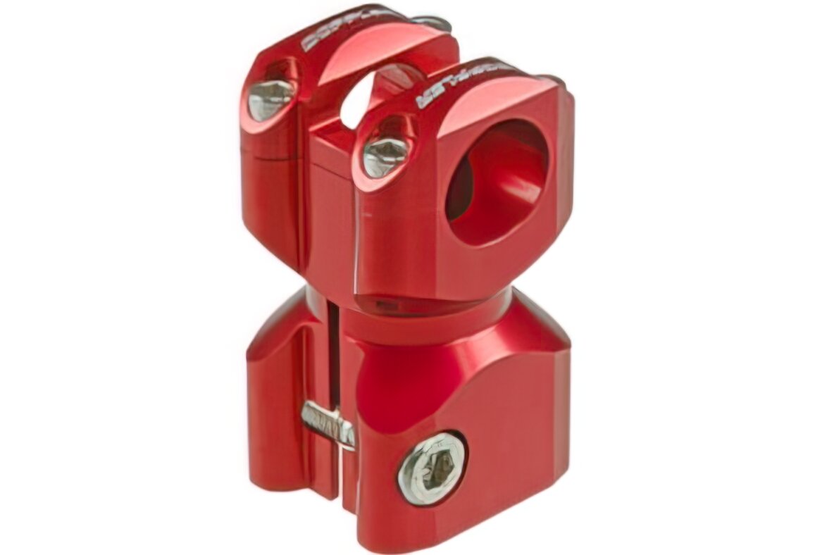 Lenkerklemme Doppler, Piaggio NRG, rot eloxiert