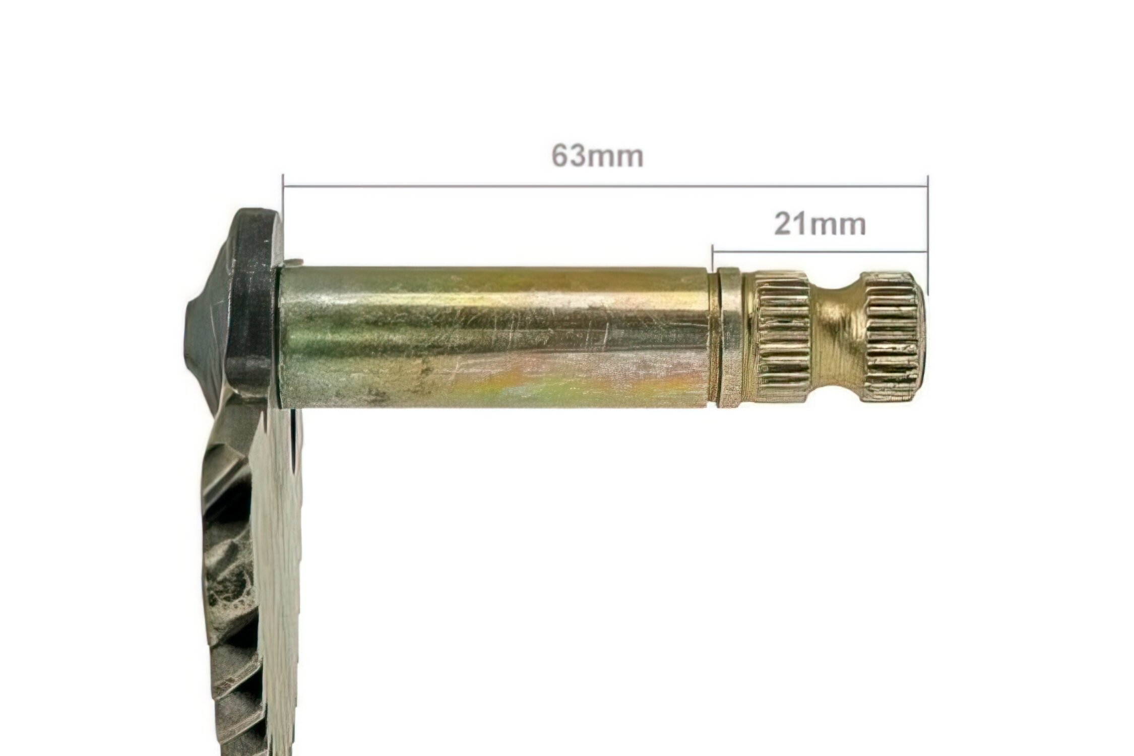 Kickstarterwelle GY6, 50cc, 63mm/ 21mm