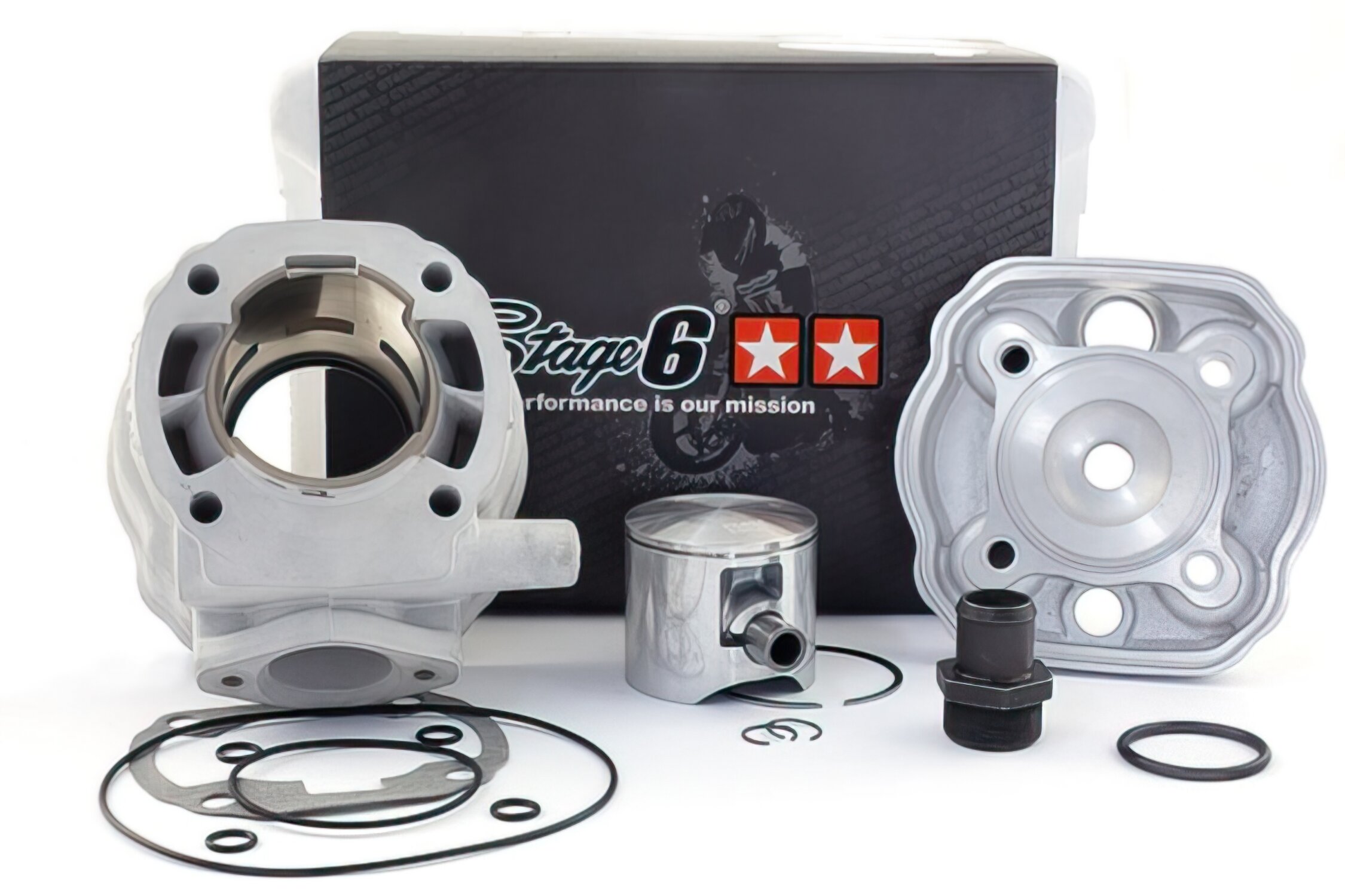 Zylinder Stage6 Big Racing 88ccm Aluminium Derbi Euro 2