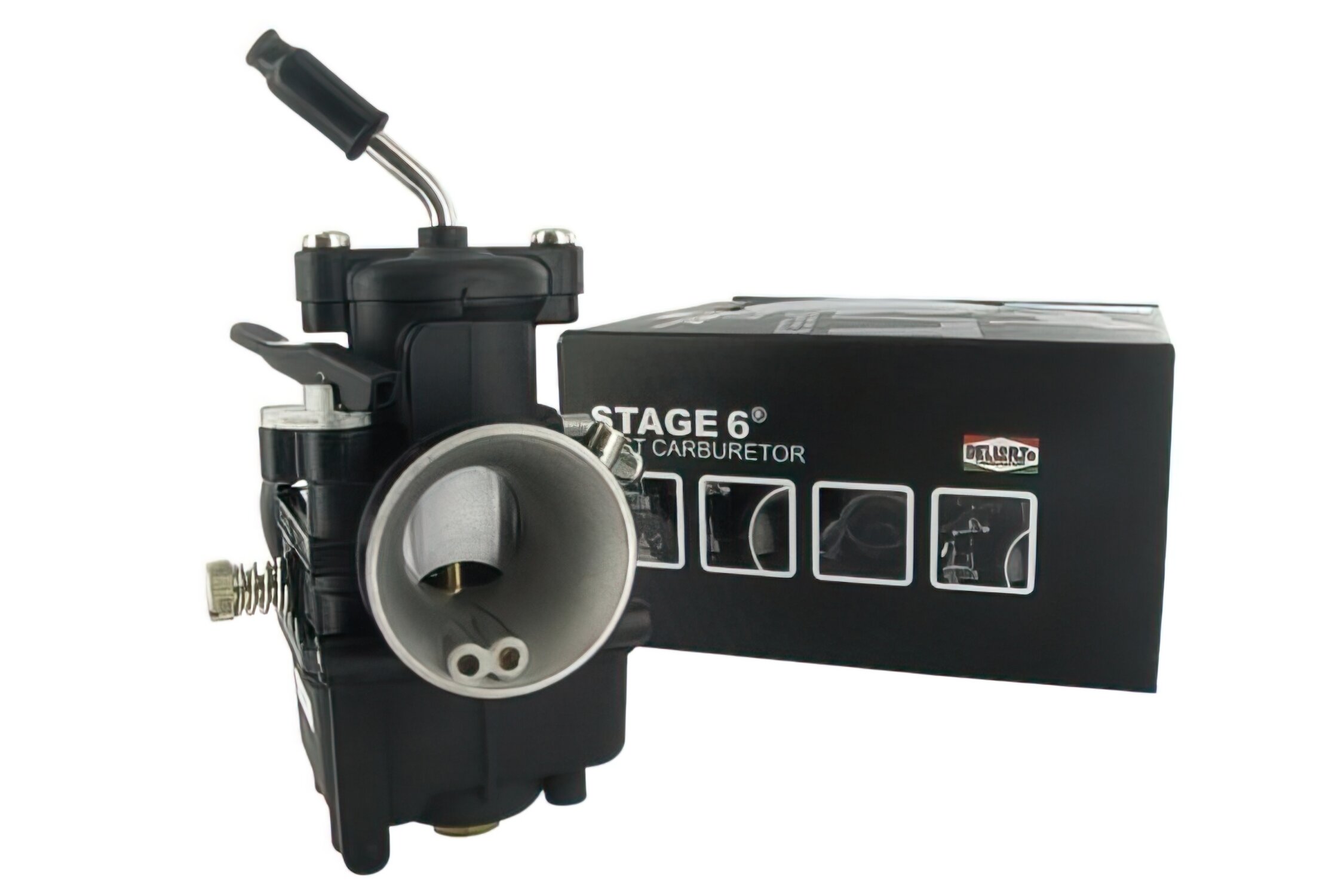 Vergaser Stage6 R/T Dellorto VHST 28mm HD 122 ND S45 Nadel D54 Schieber 45 Mischrohr AQ266